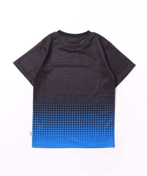 FILA（フィラ）の「FILA/フィラ　吸汗速乾　昇華プリント半袖Ｔシャツ（Tシャツ/カットソー・キッズ・レッド/ブラック・160cm/150cm/140cm/130cm）」の3枚目の写真
