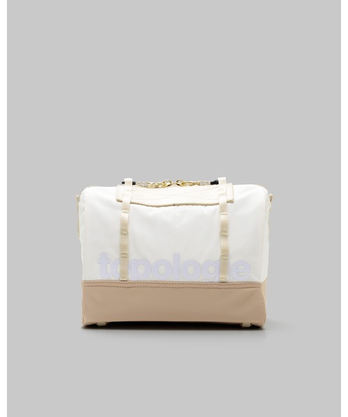 Topologie(トポロジー)の「Boston Bag Medium(ボストン バッグ ミディアム)(ボストンバッグ・レディース・ブラック/ホワイト/グリーン・ONE SIZE)」の2枚目の写真