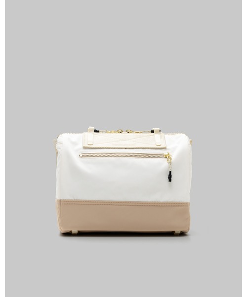 Topologie(トポロジー)の「Boston Bag Medium(ボストン バッグ ミディアム)(ボストンバッグ・レディース・ブラック/ホワイト/グリーン・ONE SIZE)」の5枚目の写真