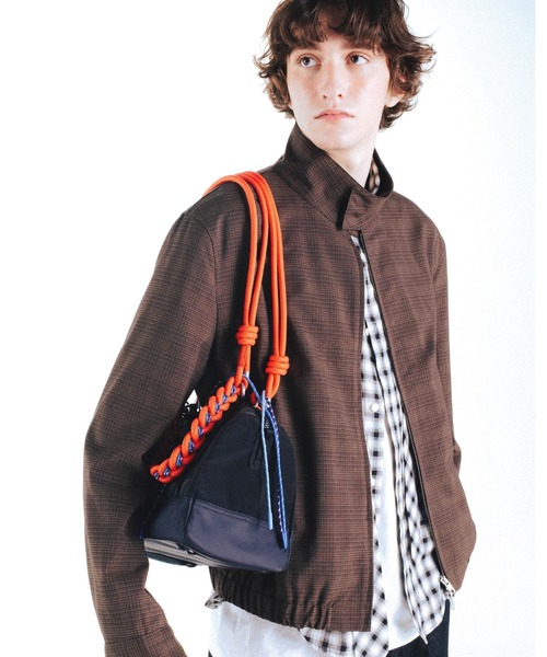 Topologie（トポロジー）の「Boston Bag Medium（ボストン バッグ ミディアム）（ボストンバッグ・レディース・ブラック/ホワイト/グリーン・ONE SIZE）」の15枚目の写真