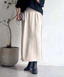 un dix cors | スエードIラインスカート(スカート)