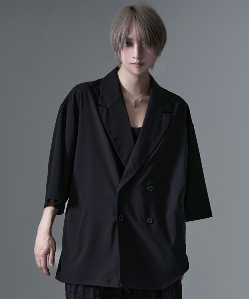 LOUIS CHAVLON(ルイシャブロン)の「『LOUIS CHAVLON/ルイシャブロン』ルーズシルエットジャケット(その他トップス・メンズ・チャコール/ブラック・M/L/XL)」の1枚目の写真