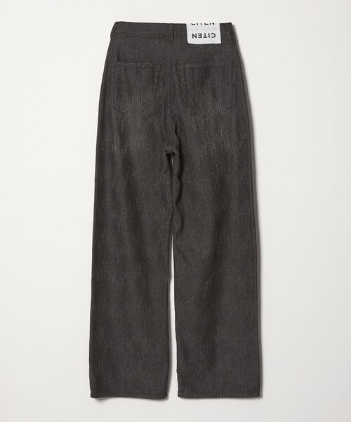 CITEN（シテン）の「＜CITEN＞ダメージデニムストレートパンツ ブラック（デニムパンツ・レディース・ブラック・L/M/S）」の12枚目の写真