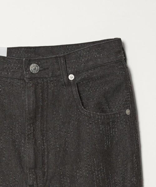CITEN（シテン）の「＜CITEN＞ダメージデニムストレートパンツ ブラック（デニムパンツ・レディース・ブラック・L/M/S）」の2枚目の写真