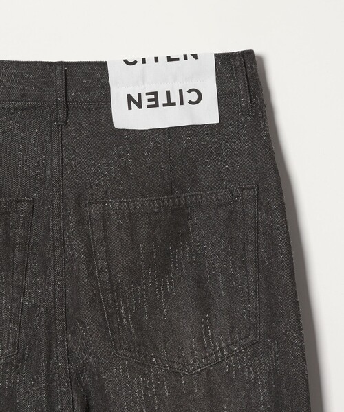CITEN（シテン）の「＜CITEN＞ダメージデニムストレートパンツ ブラック（デニムパンツ・レディース・ブラック・L/M/S）」の4枚目の写真