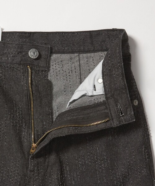 CITEN（シテン）の「＜CITEN＞ダメージデニムストレートパンツ ブラック（デニムパンツ・レディース・ブラック・L/M/S）」の5枚目の写真
