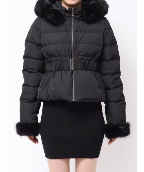 RESEXXY（リゼクシー）の「ショートダウンジャケット（ダウンジャケット/コート・レディース・ブラック/ホワイト・FREE）」の12枚目の写真