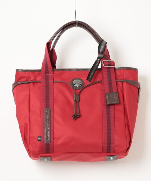 Orobianco（オロビアンコ）の「トートバッグ アリンテ 30th 17L A4サイズ 限定リボン 93181（トートバッグ・メンズ・ネイビー/ブラック/レッド/ライトベージュ・FREE）」の4枚目の写真