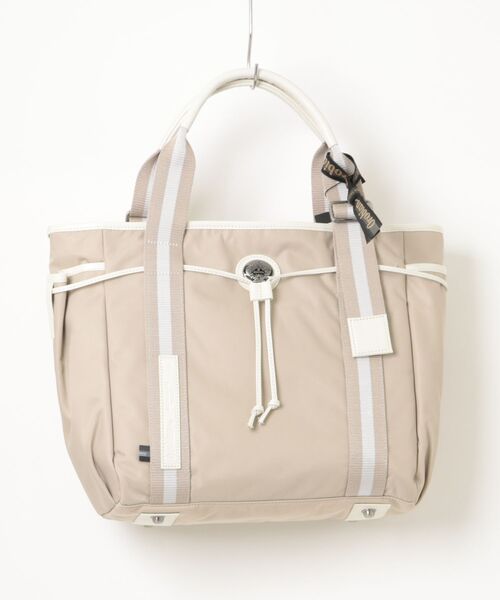 Orobianco（オロビアンコ）の「トートバッグ アリンテ 30th 17L A4サイズ 限定リボン 93181（トートバッグ・メンズ・ネイビー/ブラック/レッド/ライトベージュ・FREE）」の2枚目の写真