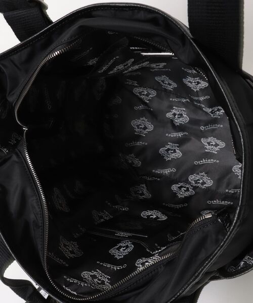 Orobianco（オロビアンコ）の「トートバッグ アリンテ 30th 17L A4サイズ 限定リボン 93181（トートバッグ・メンズ・ネイビー/ブラック/レッド/ライトベージュ・FREE）」の7枚目の写真