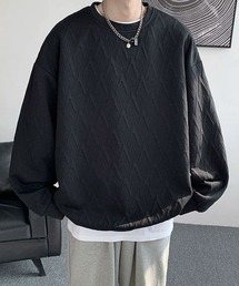 WESTBOY（ウエストボーイ）の「立体ジャガード オーバーサイズスウェット WO26S2TP06（スウェット）」