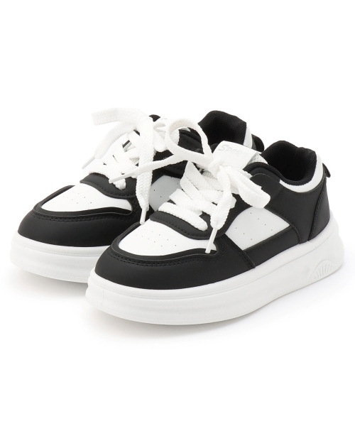 minimal(ミニマル)の「面ファスナースニーカー(スニーカー・キッズ・オフホワイト/ブラック・18cm/20cm/19cm)」の4枚目の写真