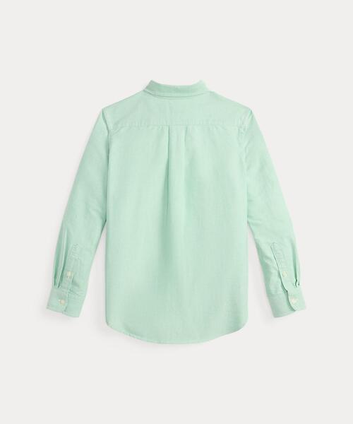 POLO RALPH LAUREN CHILDRENSWEAR(ポロ ラルフ ローレン チルドレンズウェア)の「アイコニック オックスフォード シャツ(シャツ/ブラウス・キッズ・グリーン・L/M/S/XL)」の3枚目の写真