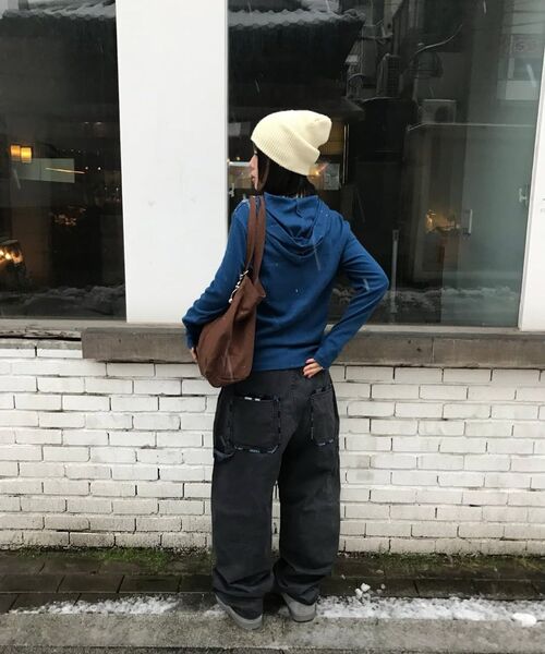 XTONZ(エクストーンズ)の「XP308 チェックカーペンターウォッシングコットンパンツ (チャコール)(その他パンツ・レディース・その他・SMALL/MEDIUM/LARGE)」の7枚目の写真