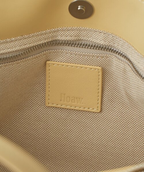Whim Gazette（ウィムガゼット）の「【Hoaw.】WIDE HANDBAG S（トートバッグ・レディース・ブラック/レモンイエロー/モカ・FREE）」の10枚目の写真