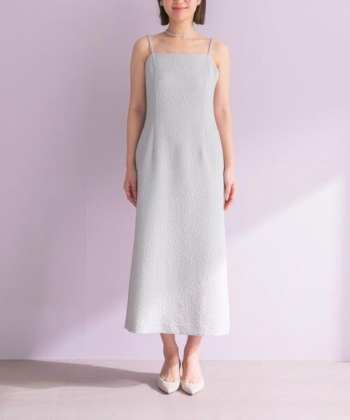 URBAN RESEARCH ROSSO WOMEN（アーバンリサーチ　ロッソ）の「ジャケットsetジャガードドレス（ワンピース・レディース・ブラック/ライトグレー・FREE）」の9枚目の写真