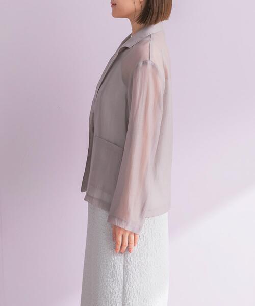 URBAN RESEARCH ROSSO WOMEN（アーバンリサーチ　ロッソ）の「ジャケットsetジャガードドレス（ワンピース・レディース・ブラック/ライトグレー・FREE）」の13枚目の写真