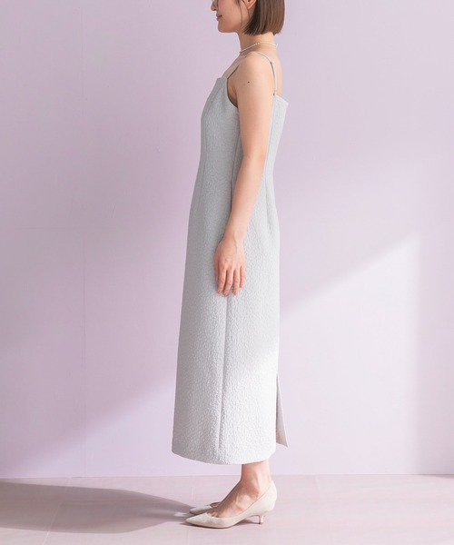 URBAN RESEARCH ROSSO WOMEN（アーバンリサーチ　ロッソ）の「ジャケットsetジャガードドレス（ワンピース・レディース・ブラック/ライトグレー・FREE）」の14枚目の写真