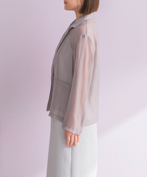 URBAN RESEARCH ROSSO WOMEN（アーバンリサーチ　ロッソ）の「ジャケットsetジャガードドレス（ワンピース・レディース・ブラック/ライトグレー・FREE）」の17枚目の写真