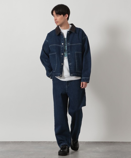 LAKOLE(ラコレ)の「シックフォトダンボールプルオーバー / 654782(スウェット・メンズ・ブラック/ホワイト/ボルドー・LARGE/MEDIUM)」の4枚目の写真