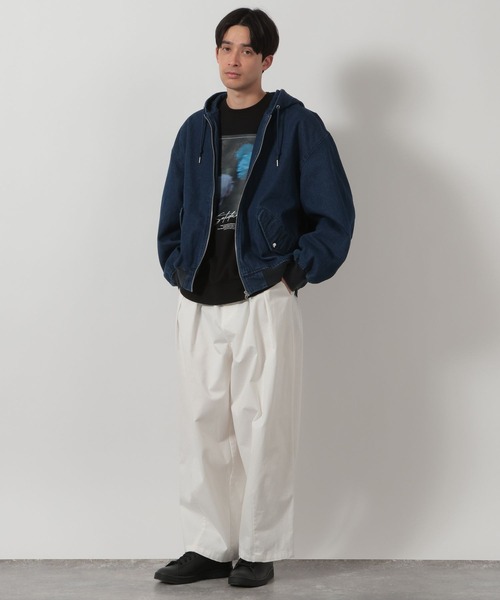 LAKOLE(ラコレ)の「シックフォトダンボールプルオーバー / 654782(スウェット・メンズ・ブラック/ホワイト/ボルドー・LARGE/MEDIUM)」の5枚目の写真