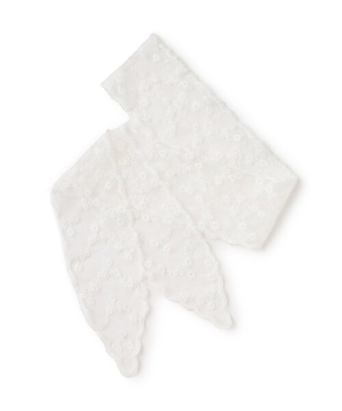 Lycee mine(リセマイン)の「レースヘアスカーフ(その他ヘアアクセサリー・キッズ・アイボリー/オフホワイト/ホワイト・F)」の6枚目の写真
