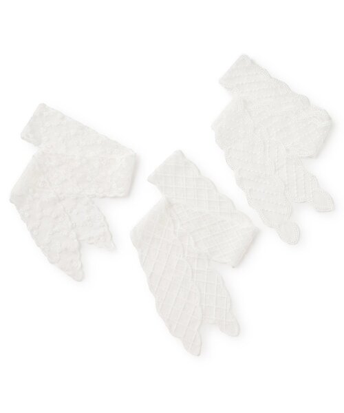 Lycee mine(リセマイン)の「レースヘアスカーフ(その他ヘアアクセサリー・キッズ・アイボリー/オフホワイト/ホワイト・F)」の9枚目の写真