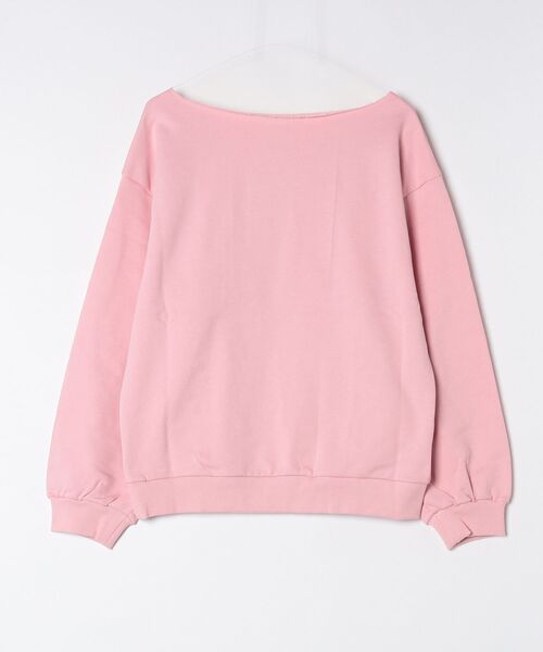 DIP IN CHOCOLATE(ディップインチョコレート)の「ルーズオフショルトレーナー【DIPINCHOCOLATE】(Tシャツ/カットソー・レディース・ピンク/グレー/ブラック・F)」の4枚目の写真