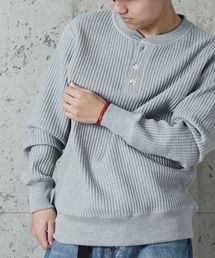 JEMORGAN（ジェーイーモーガン）の「"04"≪JEMORGAN≫ビッグワッフル ヘンリーネック スウェットシャツ（スウェット）」
