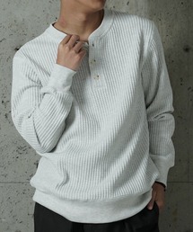 JEMORGAN（ジェーイーモーガン）の「"04"≪JEMORGAN≫ビッグワッフル ヘンリーネック スウェットシャツ（スウェット）」
