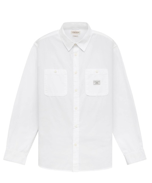 GUESS JEANS（ゲスジーンズ）の「GUESS JEANS Long Sleeves Regular Pockets Shirt 長袖シャツ（シャツ/ブラウス・メンズ・ホワイト・X-LARGE/LARGE/MEDIUM/SMALL）」の5枚目の写真