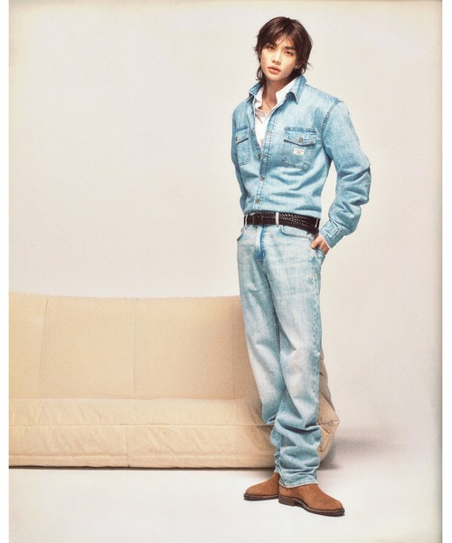 GUESS JEANS（ゲスジーンズ）の「GUESS JEANS Long Sleeves Regular Pockets Shirt 長袖シャツ（シャツ/ブラウス・メンズ・ホワイト・X-LARGE/LARGE/MEDIUM/SMALL）」の6枚目の写真