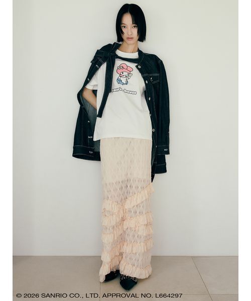 sanrio house（サンリオハウス）の「ドットアートプリントTシャツ（Tシャツ/カットソー・レディース・B/G/C/D/E/F/A/H・F）」の10枚目の写真