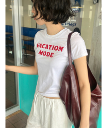 バケーションモードTシャツ レッド