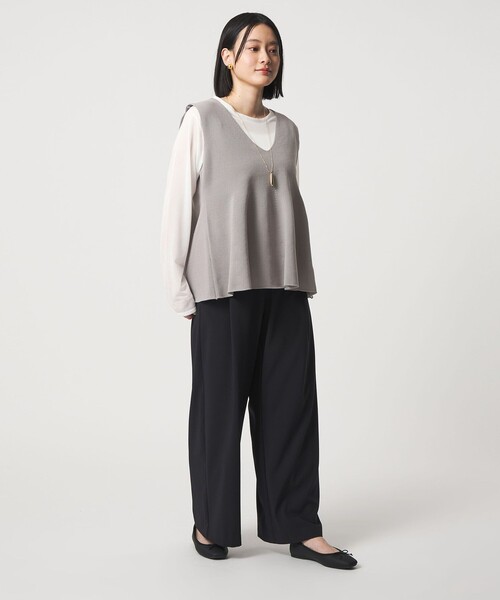 セール】ペプラムベスト＋カットソー ‐セットアイテム‐＜A DAY IN THE
