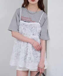 mystic | フラワーチュールキャミチュニック(シャツ/ブラウス)