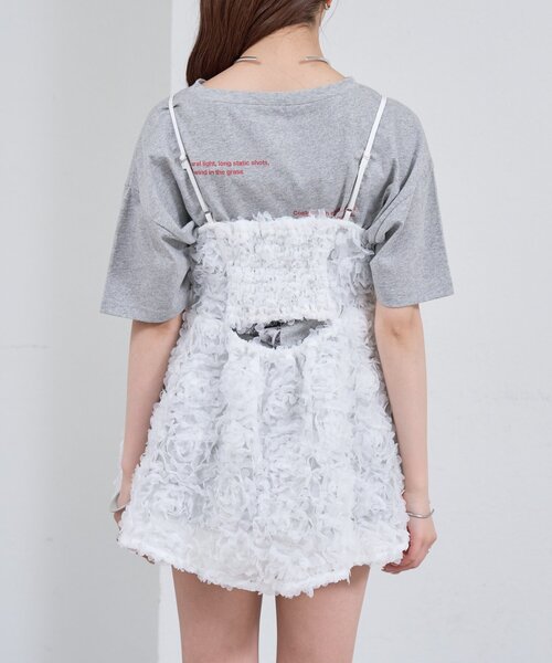 mystic（ミスティック）の「フラワーチュールキャミチュニック（シャツ/ブラウス・レディース・イエロー/オフホワイト・FREE）」の18枚目の写真