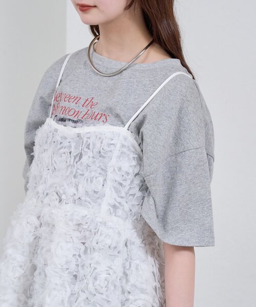 mystic（ミスティック）の「フラワーチュールキャミチュニック（シャツ/ブラウス・レディース・イエロー/オフホワイト・FREE）」の19枚目の写真