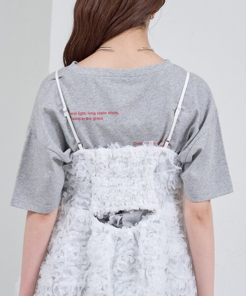 mystic（ミスティック）の「フラワーチュールキャミチュニック（シャツ/ブラウス・レディース・イエロー/オフホワイト・FREE）」の21枚目の写真