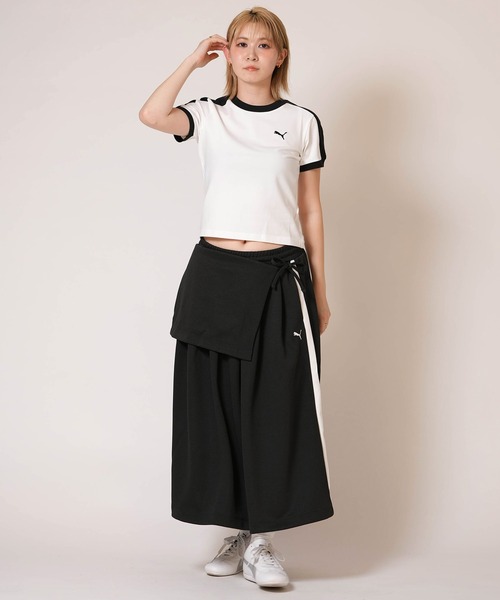 PUMA（プーマ）の「PUMA/プーマ 半袖 Tシャツ ショート丈 T7 スリム 633952（Tシャツ/カットソー・レディース・ホワイト/レッド/ブラック・L/M）」の14枚目の写真