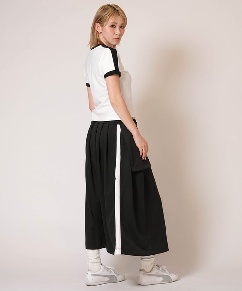 PUMA（プーマ）の「PUMA/プーマ 半袖 Tシャツ ショート丈 T7 スリム 633952（Tシャツ/カットソー・レディース・ホワイト/レッド/ブラック・L/M）」の17枚目の写真