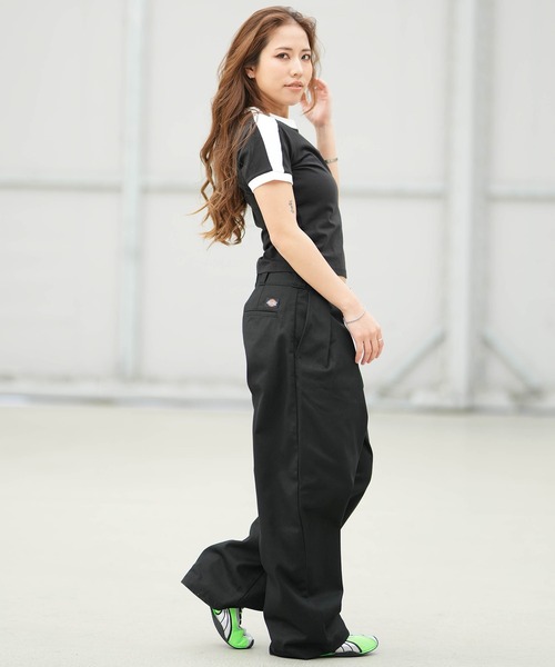 PUMA（プーマ）の「PUMA/プーマ 半袖 Tシャツ ショート丈 T7 スリム 633952（Tシャツ/カットソー・レディース・ホワイト/レッド/ブラック・L/M）」の4枚目の写真