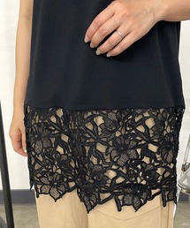 CRB（シーアールビー）の「裾レースタンクトップ（タンクトップ）」