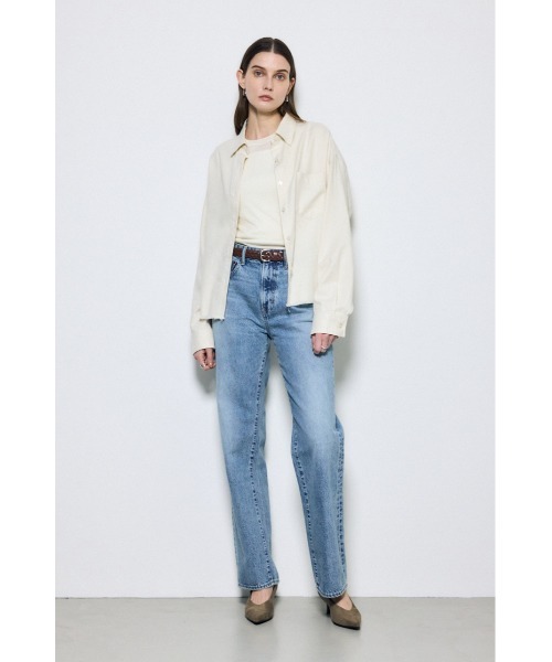 AZUL by moussy(アズールバイマウジー)の「アーバンチェックフリンジショートシャツ(シャツ/ブラウス・レディース・アイボリー/ベージュ系その他/ブラック系その他・FREE)」の7枚目の写真
