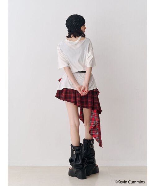 jouetie（ジュエティ）の「【KevinCummins×PosTokyo】Big Tee（タンクトップ・レディース・ブルー/オフホワイト/ブラック・MEDIUM）」の12枚目の写真