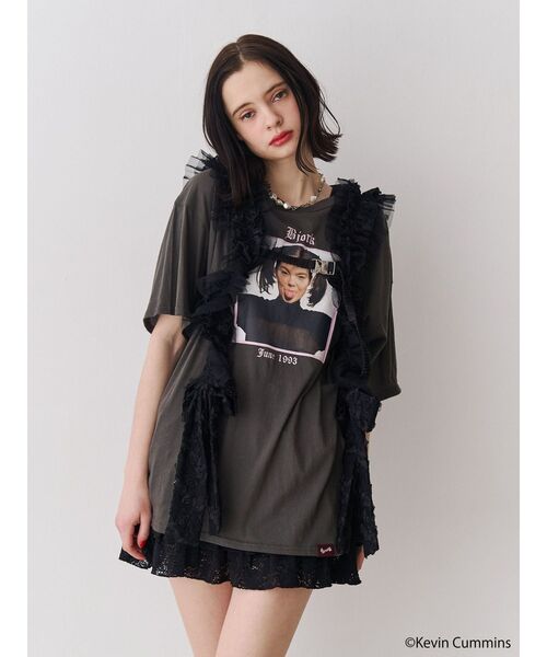 jouetie（ジュエティ）の「【KevinCummins×PosTokyo】Big Tee（タンクトップ・レディース・ブルー/オフホワイト/ブラック・MEDIUM）」の14枚目の写真