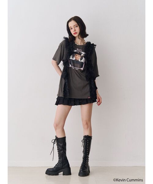 jouetie（ジュエティ）の「【KevinCummins×PosTokyo】Big Tee（タンクトップ・レディース・ブルー/オフホワイト/ブラック・MEDIUM）」の19枚目の写真