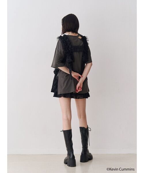 jouetie（ジュエティ）の「【KevinCummins×PosTokyo】Big Tee（タンクトップ・レディース・ブルー/オフホワイト/ブラック・MEDIUM）」の20枚目の写真