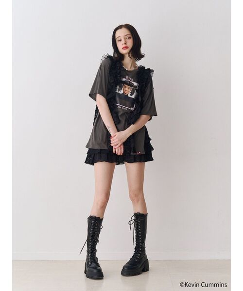 jouetie（ジュエティ）の「【KevinCummins×PosTokyo】Big Tee（タンクトップ・レディース・ブルー/オフホワイト/ブラック・MEDIUM）」の21枚目の写真