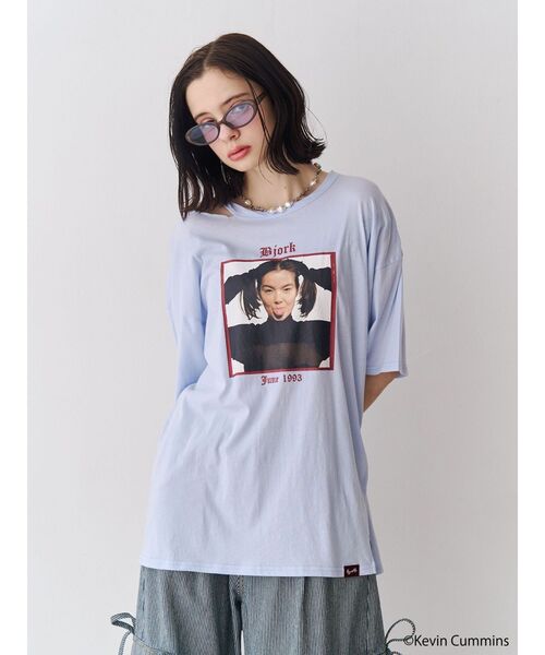 jouetie（ジュエティ）の「【KevinCummins×PosTokyo】Big Tee（タンクトップ・レディース・ブルー/オフホワイト/ブラック・MEDIUM）」の22枚目の写真